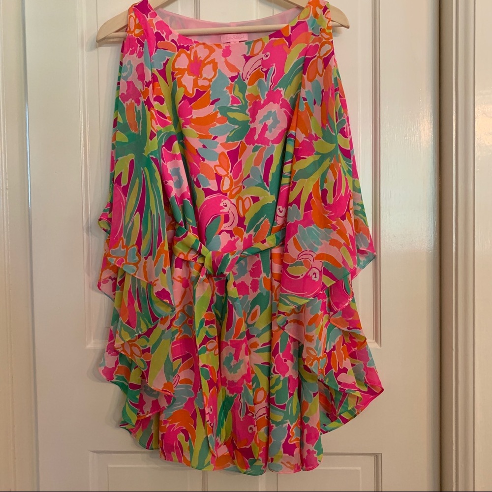 Lilly Pulitzer Margurite Silk Caftan Multi LuLu